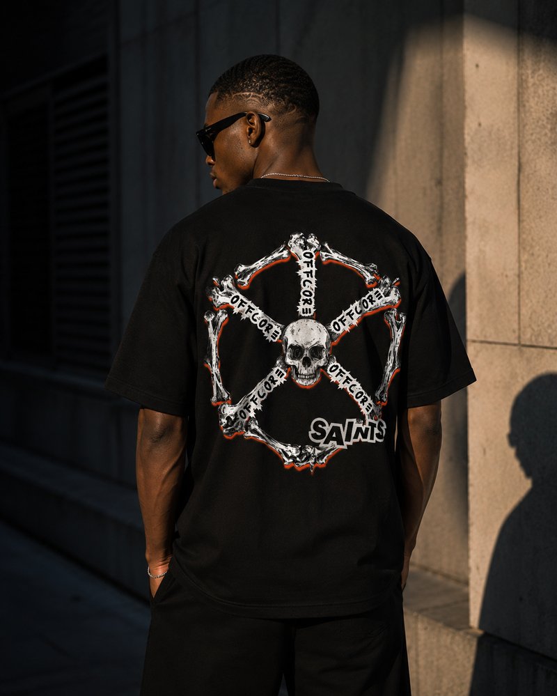 Saints Skull Crossbones Tee